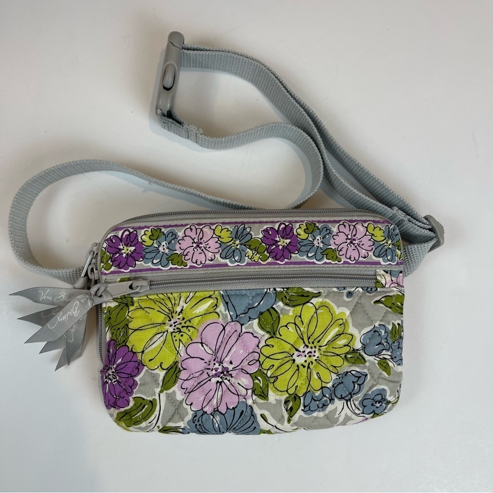 Vera Bradley Watercolor Floral Quilted Belt Bag Crossbody - Picture 5 of 15